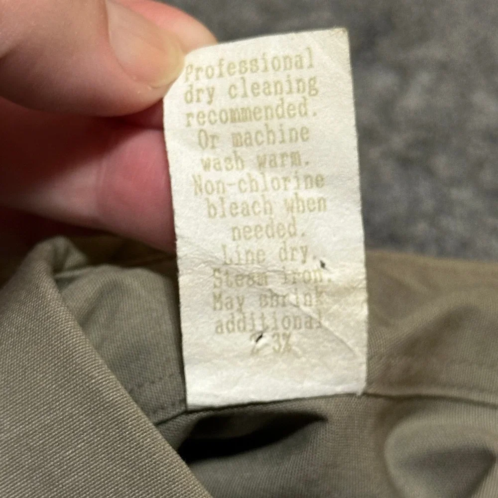 C.C. Filson Work Shirt Mens L Green USA Made Y2K Utility Chore Pockets - Picture 9 of 13
